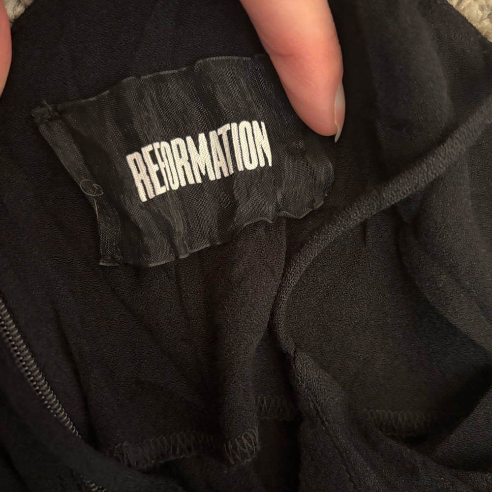 Reformation Basic Black Jumpsuit - image 4